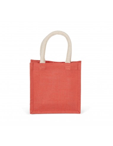 Sac style cabas en toile de jute - petit modèle - KI0272-Shopping et plage-Alchimistes