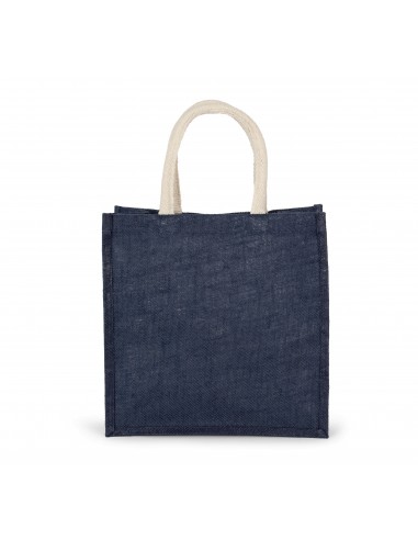 Sac style cabas en toile de jute - grand modèle - KI0274-Shopping et plage-Alchimistes