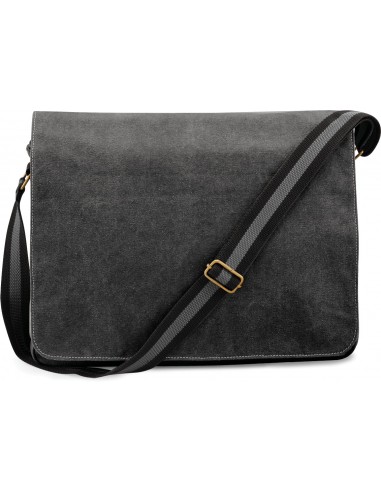 Sac courrier vintage en toile - QD610-Shopping et plage-Alchimistes