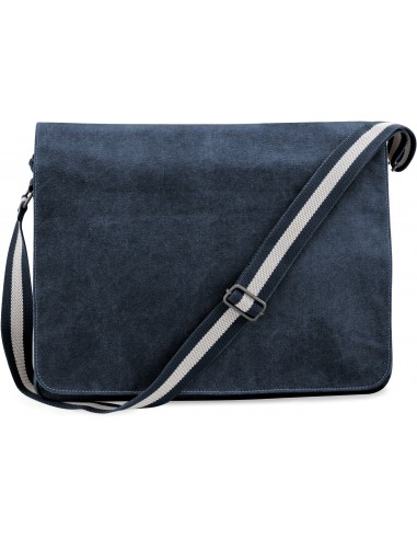 Sac courrier vintage en toile - QD610-Shopping et plage-Alchimistes