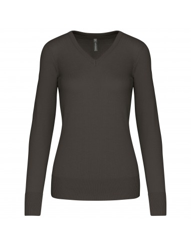 Pull col V femme - K966-Chemises / pulls-Alchimistes