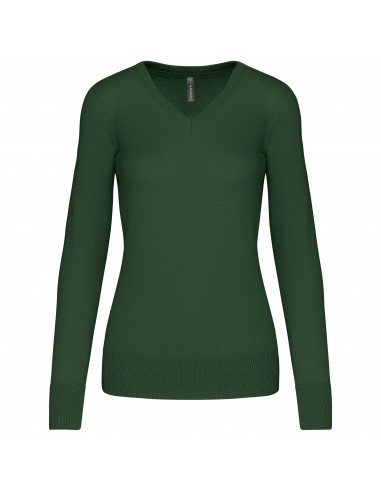 Pull col V femme - K966-Chemises / pulls-Alchimistes