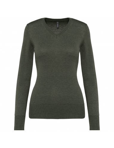 Pull col V femme - K966-Chemises / pulls-Alchimistes
