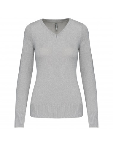 Pull col V femme - K966-Chemises / pulls-Alchimistes