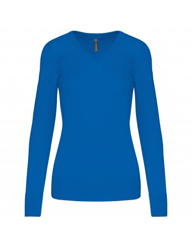 Pull col V femme - K966-Chemises / pulls-Alchimistes