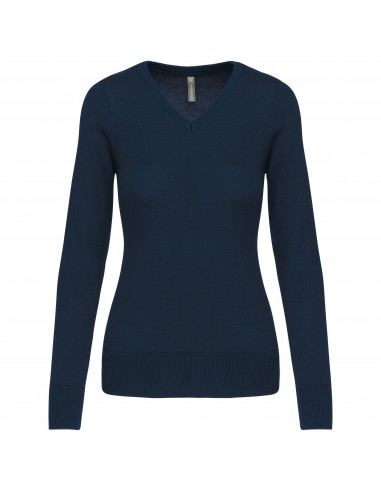 Pull col V femme - K966-Chemises / pulls-Alchimistes