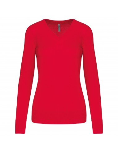 Pull col V femme - K966-Chemises / pulls-Alchimistes