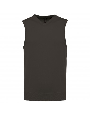 Pull col V sans manches - K969-Chemises / pulls-Alchimistes