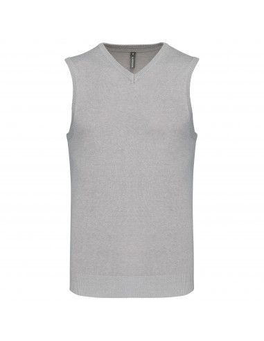 Pull col V sans manches - K969-Chemises / pulls-Alchimistes