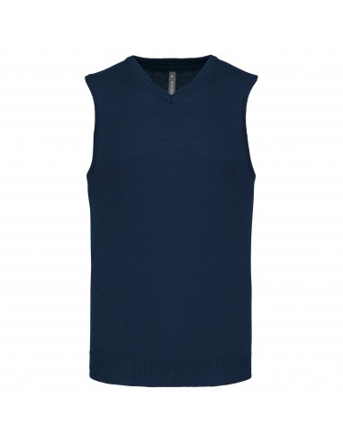 Pull col V sans manches - K969-Chemises / pulls-Alchimistes