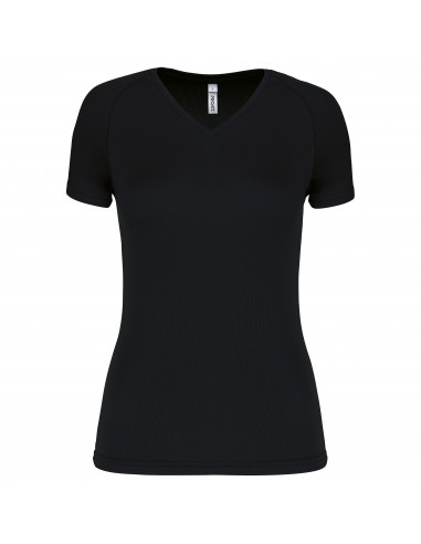 T-shirt de sport manches courtes col v femme - PA477-T-Shirts-Alchimistes