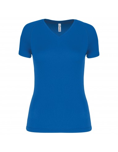 T-shirt de sport manches courtes col v femme - PA477-T-Shirts-Alchimistes