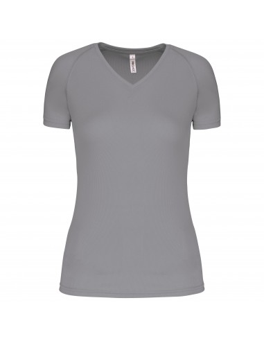 T-shirt de sport manches courtes col v femme - PA477-T-Shirts-Alchimistes