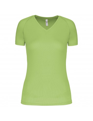 T-shirt de sport manches courtes col v femme - PA477-T-Shirts-Alchimistes