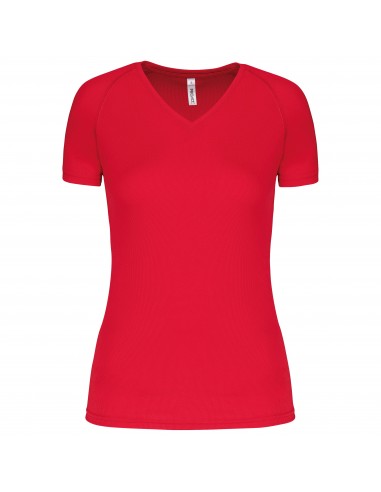T-shirt de sport manches courtes col v femme - PA477-T-Shirts-Alchimistes