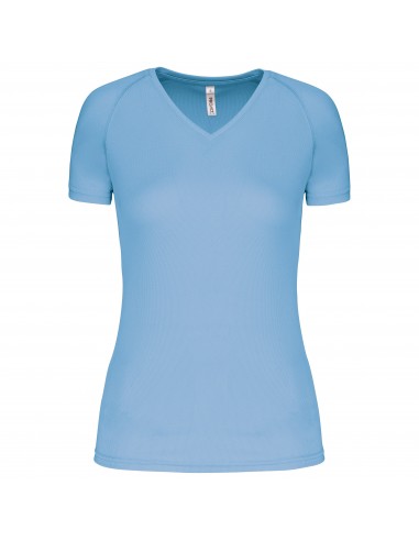 T-shirt de sport manches courtes col v femme - PA477-T-Shirts-Alchimistes
