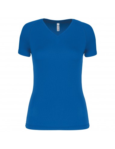 T-shirt de sport manches courtes col v femme - PA477-T-Shirts-Alchimistes