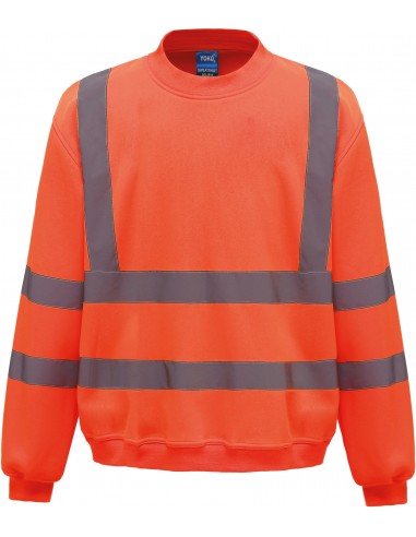 Sweat-shirt haute visibilité col rond - YHVJ510-Sweat-Alchimistes