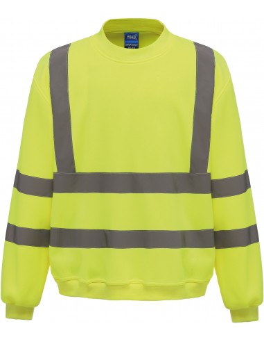 Sweat-shirt haute visibilité col rond - YHVJ510-Sweat-Alchimistes