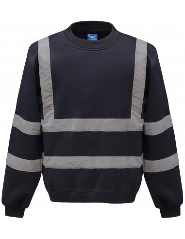 Sweat-shirt haute visibilité col rond - YHVJ510-Sweat-Alchimistes
