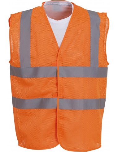 Gilet haute visibilité à maille ajourée - YHVW120-Vestes / Bodies-Alchimistes