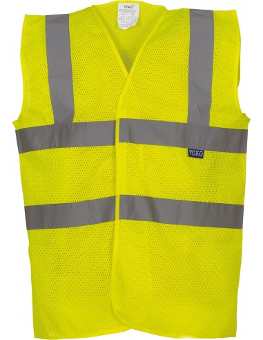Gilet haute visibilité à maille ajourée - YHVW120-Vestes / Bodies-Alchimistes