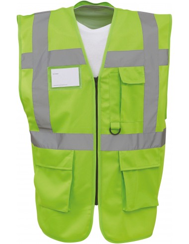 Gilet multifonction haute visibilité - YHVW801-Vestes / Bodies-Alchimistes