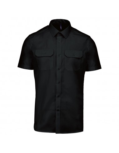 Chemise pilote manches courtes homme - K503-Chemises / pulls-Alchimistes