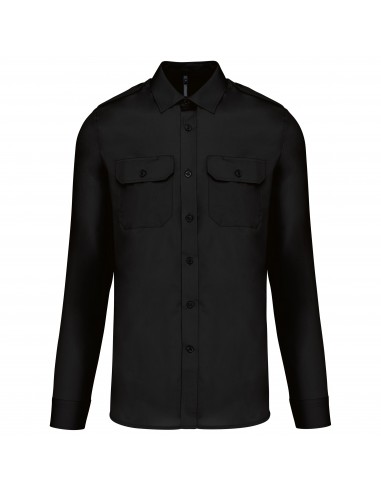 Chemise pilote manches longues homme - K505-Chemises / pulls-Alchimistes