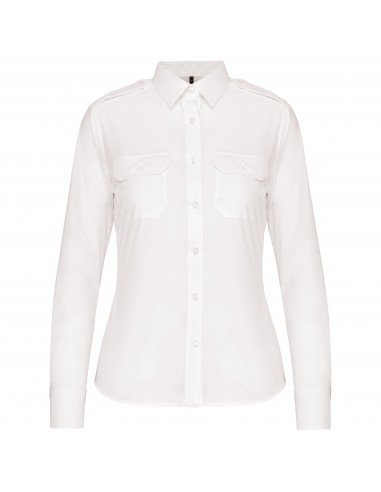 Chemise pilote manches longues femme - K506-Chemises / pulls-Alchimistes