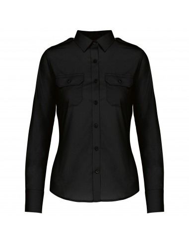 Chemise pilote manches longues femme - K506-Chemises / pulls-Alchimistes