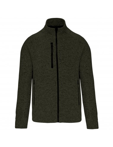 Veste zippée chinée homme - K9106-Vestes / Bodies-Alchimistes