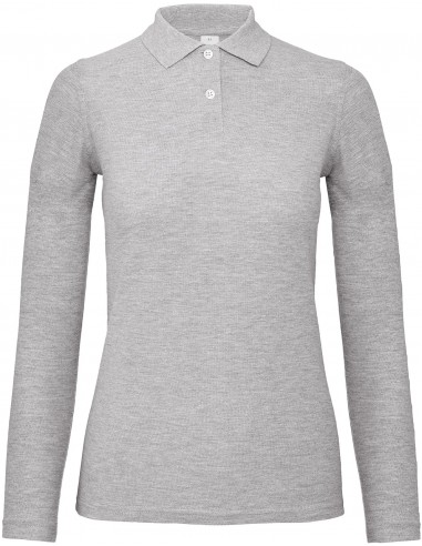 Polo femme ID.001 manches longues - CGPWI13-Polos-Alchimistes