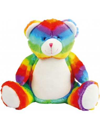 Peluche zippée Ours multicolore - MM555-Vetements-Alchimistes