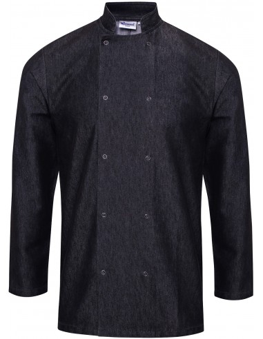 Veste Denim chef cuisinier - PR660-Vestes / Bodies-Alchimistes