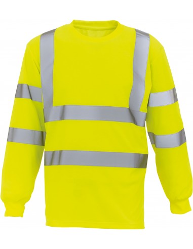 T-shirt haute visibilité manches longues - YHVJ420-T-Shirts-Alchimistes