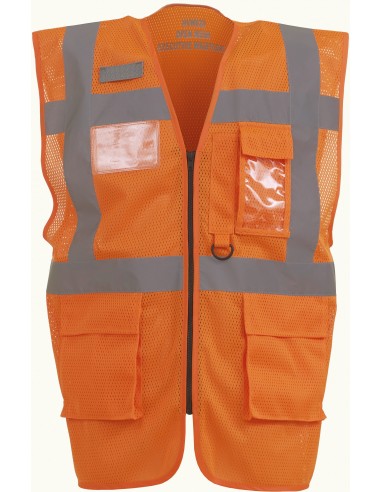 Gilet haute visibilité Top Cool "Management" - YHVW820-Vestes / Bodies-Alchimistes