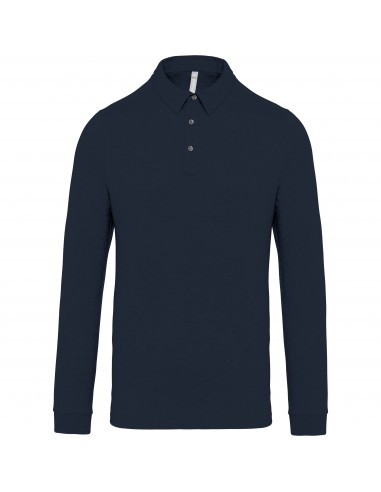 Polo jersey manches longues homme - K264-Polos-Alchimistes