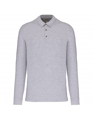 Polo jersey manches longues homme - K264-Polos-Alchimistes