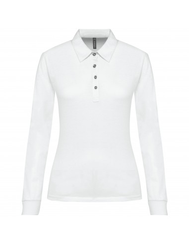 Polo jersey manches longues femme - K265-Polos-Alchimistes