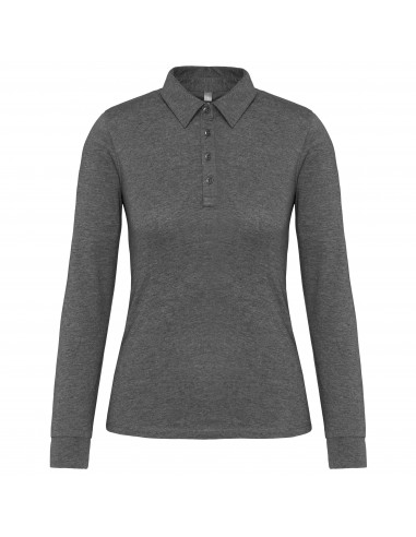 Polo jersey manches longues femme - K265-Polos-Alchimistes