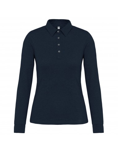 Polo jersey manches longues femme - K265-Polos-Alchimistes
