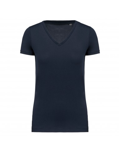 T-shirt Supima® col V manches courtes femme - K3003-T-Shirts-Alchimistes