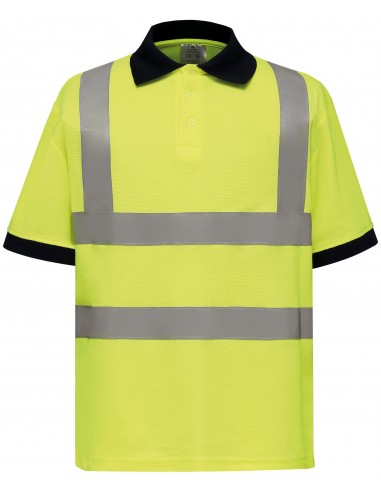 Polo manches courtes haute visibilité - YHVJ210-Polos-Alchimistes