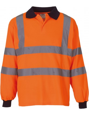 Polo manches longues haute visibilité - YHVJ310-Polos-Alchimistes