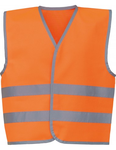 Gilet avec bordures et bandes réfléchissantes - YHVW102CH-Vestes / Bodies-Alchimistes