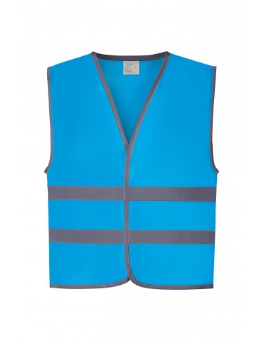 Gilet avec bordures et bandes réfléchissantes - YHVW102CH-Vestes / Bodies-Alchimistes