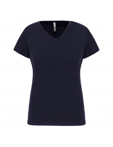 T-shirt col V manches courtes femme - K3015-T-Shirts-Alchimistes