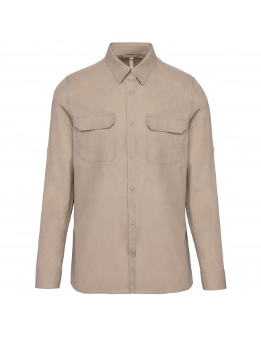 Chemise safari manches longues homme - K590-Chemises / pulls-Alchimistes