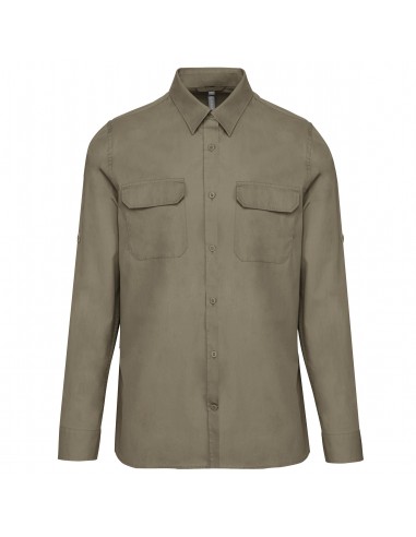 Chemise safari manches longues homme - K590-Chemises / pulls-Alchimistes